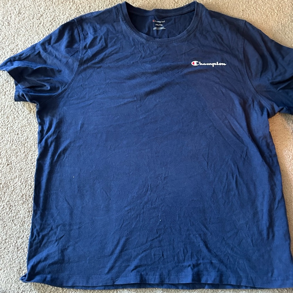 Champion Men's Navy Tee